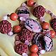 Order beads: ' Rudraksha - tears of Shiva' Rhodonite with a natural pattern!. Rimliana - the breath of the nature. Livemaster. . Beads2 Фото №3