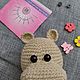 Вязаная игрушка бегемотик. Амигуруми куклы и игрушки. Наталья Смирнова (podarki-ruchnoj-raboty-natali). Интернет-магазин Ярмарка Мастеров.  Фото №2