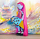 Handmade doll amigurumi Sally Skellington. Amigurumi dolls and toys. oZiLand (oziland). Online shopping on My Livemaster.  Фото №2