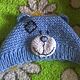 Knitted hat 'Teddy Bear' for baby. Mutch. Kрамелена - Подарки любимым. My Livemaster. Фото №6