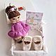 Набор для фотосессии новорожденного: Пинетки и кукла. Наборы для фотосессий. Happy Mom's (подарки новорожденным ). Интернет-магазин Ярмарка Мастеров.  Фото №2