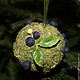 Decoration Christmas ball on Christmas tree "Blueberry", Christmas decorations, Moscow,  Фото №1