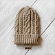 Order Knitted alpaca hat 'Iris Gwenn'. marishino. Livemaster. . Caps Фото №3