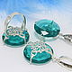 Earrings and ring of Abruk with rauchtopaz made of 925 DD0085 silver. Jewelry Sets. Sunny Silver. My Livemaster. Фото №6