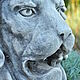 Голова Льва бетонная Античный камень шебби-шик. Фигуры садовые. A Z O V   G A R D E N. Ярмарка Мастеров.  Фото №4