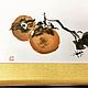 Сбор урожая. Картины. RanSei_art (Japanese sumi-e). Ярмарка Мастеров.  Фото №4