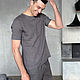 Men's pajamas: Men's pajamas 'Grey'. Pajamas for men. viax. My Livemaster. Фото №4
