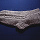 Men's knitted socks Silver frost. Socks. Warm Yarn. My Livemaster. Фото №4