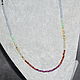 925 Sterling Silver Unique Rainbow Beads Working with chakras. Beads2. naturalkavni. My Livemaster. Фото №5