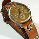 Часы в стиле стимпанк "Bronze Steampunk", Часы наручные, Саратов,  Фото №1