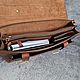 Классический портфель «Business style». Портфель. ALEX FLAIR • leather goods. Ярмарка Мастеров.  Фото №6