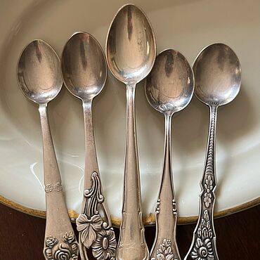 Винтаж ручной работы. Ярмарка Мастеров - ручная работа Винтаж: Ложка кофейная, для специй, горчицы, винтаж, Швеция. Handmade.