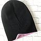 Order Women's beanie hat made of Merino wool. Needlework Elena Karpachova. Livemaster. . Caps Фото №3