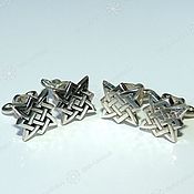 Русский стиль handmade. Livemaster - original item Earrings Star of Russia (Pusey). Handmade.
