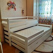 Кровать детская на три спальных места  «ТреШка без ЯщиКов»