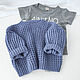 Knitted set for a boy: booties, pants, cap, jumper. Gift for newborn. babyshop. My Livemaster. Фото №4