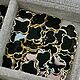 Подвеска Клевер 15 мм с черной эмалью, Позолота, КСз100, ШТУКА. Подвески. iva_crystals. Ярмарка Мастеров.  Фото №6
