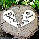 Heart with names and date. heart puzzle, Gifts, Orsk,  Фото №1