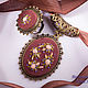 Embroidered set Glue de Dijon (4), Jewelry Sets, Moscow,  Фото №1