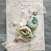 Открытки handmade. Livemaster - original item Happy Wedding Day Greeting Card with wedding greeting card for wedding wedding. Handmade.