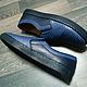 Order Slip-ons made of genuine Python leather and calfskin, in stock!. SHOES&BAGS. Livemaster. . Slip-ons Фото №3