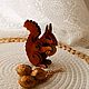 Заказать Ёлочная игрушка Три орешка на цепочке. Ручная работа. Зимородок. Ярмарка Мастеров. . Елочные игрушки Фото №3