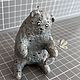  Елочная игрушка Мишка с цветами. Елочные игрушки. Юля (juli-toys-crimea). Ярмарка Мастеров.  Фото №10