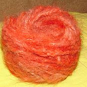 Материалы для творчества handmade. Livemaster - original item Yarn RED fluff collie . Sustainable eco-friendly paints .. Handmade.