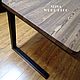 Обеденный офисный стол лофт LINES. Столы. SLIVA wood deco. Ярмарка Мастеров.  Фото №4