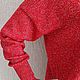 Заказать Пуловер "Красный Dior" меринос/люрекс. Вера / Kirshvery_knit (kirshvery) (kirshvery). Ярмарка Мастеров. . Пуловеры Фото №3