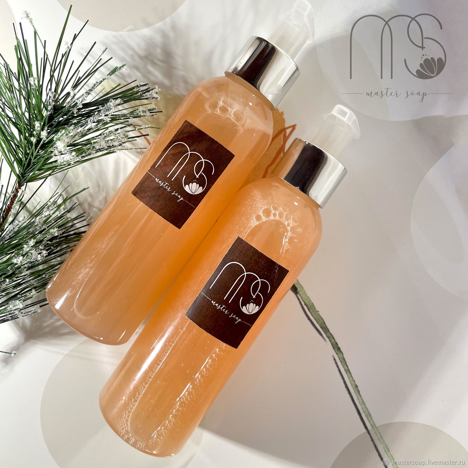 Natural shower gel 'Peach nectar', Gels, Moscow,  Фото №1