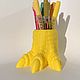 Подставка для ручек и карандашей - Лапа Динозавра. Карандашницы. 3D-шки. Ярмарка Мастеров.  Фото №7