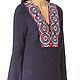 Order Copy of Copy of Womens embroidered tunic style Boho ЖР3-85. babushkin-komod. Livemaster. . Blouses Фото №3