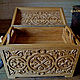 Chest oak carved seasons. Box. WOODMELODY. Online shopping on My Livemaster.  Фото №2