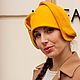 Order hats: Felt hat yellow daffodil. EDIS | дизайнерские шляпы Наталии Эдис. Livemaster. . Hats1 Фото №3