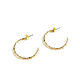 Earrings rings 'Movement'stylish earrings in the form of rings gold. Congo earrings. Irina Moro. My Livemaster. Фото №5
