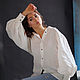 Order Linen shirt with puffy sleeves. e-fashionspb. Livemaster. . Shirts Фото №3
