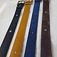 Order SIMPLE ACCENTS #2, on a BLUE leather strap. ZERGY. Livemaster. . Straps Фото №3
