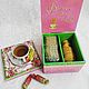 Order Tea box ' Time to drink tea#2'. Klukva ( decoupage). Livemaster. . Tea houses Фото №3
