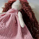   мягкая кукла из льна Саша. Декор в стиле Тильда. Sew_toys (sew-toys). Интернет-магазин Ярмарка Мастеров.  Фото №2