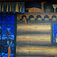 Wall painting Winter Window of the Muscovite seventeenth century. Pictures. 'My s Muhtarom'. Online shopping on My Livemaster.  Фото №2