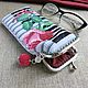 Glasses case 'playing the piano' with rose clasp. Eyeglass case. SilkArt Tatyana. My Livemaster. Фото №4