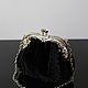 Black velvet handbag, velvet. Classic Bag. Olga'SLuxuryCreation. Online shopping on My Livemaster.  Фото №2