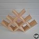 Wine shelf 'Sota lite' for 8 bottles. Shelving. Color Wood. My Livemaster. Фото №5