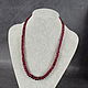 Silver925pr.Chic beads made of red ruby spinel. Beads2. naturalkavni. My Livemaster. Фото №4
