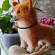 Коржик. Войлочная игрушка. Татьяна (Neffelttoys). Интернет-магазин Ярмарка Мастеров.  Фото №2