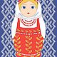 Русское кружево. Открытки матрешки. Авторские иллюстрации. Открытки. Иллюстрации. Ярмарка Мастеров.  Фото №5