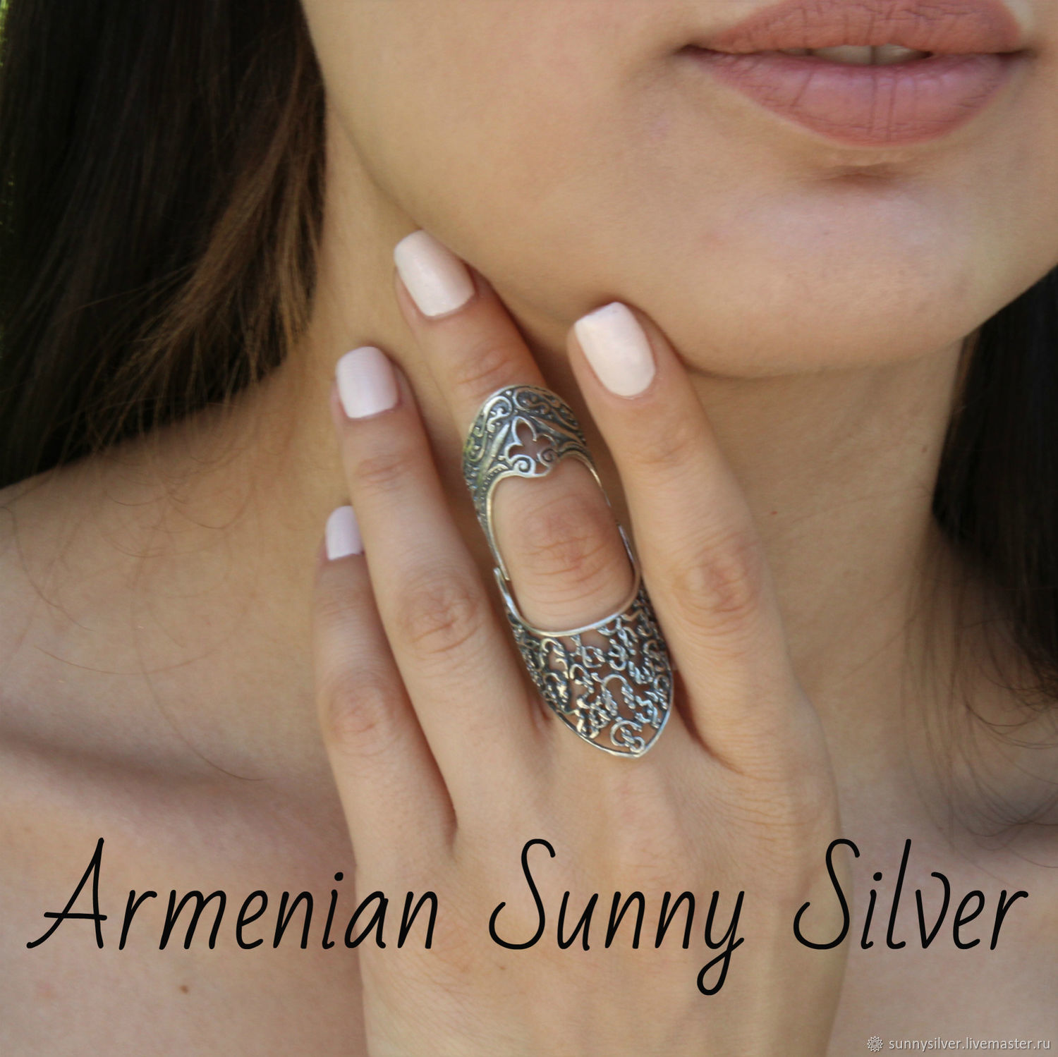 Двойное кольцо Армянский алфавит из серебра 925 пробы SS0058 купить в интернет-магазине Ярмарка Мастеров по цене 3899.25 ₽ – M6ZVYRU