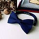 Bow tie classic blue, Ties, Pavlovsky Posad,  Фото №1