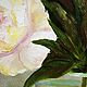 The painting 'Peonies in a vase'is painted in oil on canvas, bright, tender. Pictures. raisa-pototskaya (raisa-pototskaya). Online shopping on My Livemaster.  Фото №2